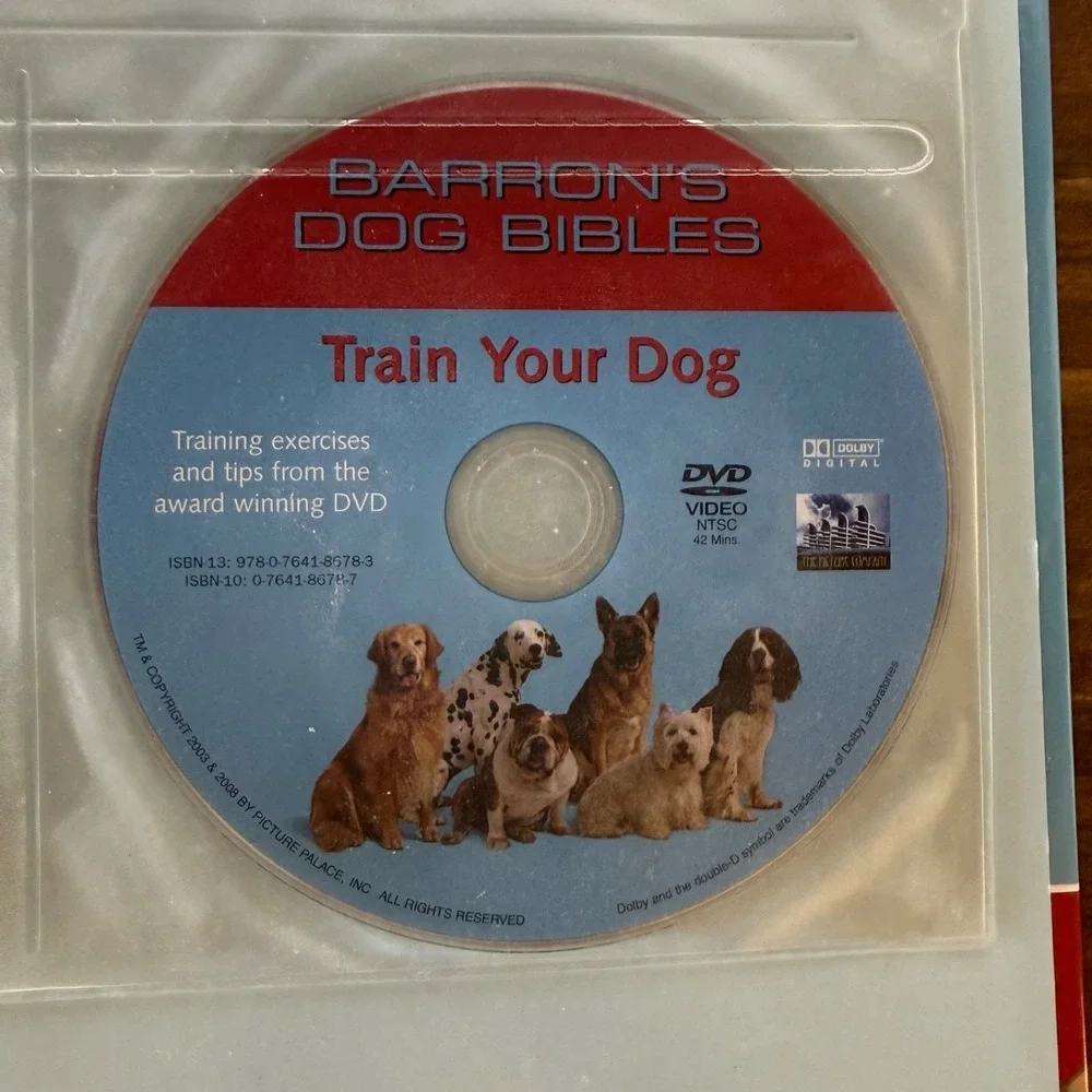 Barron's Dog Bibles Yorkshire Terriers Hardcover Book w/ Bonus Training DVD 2009